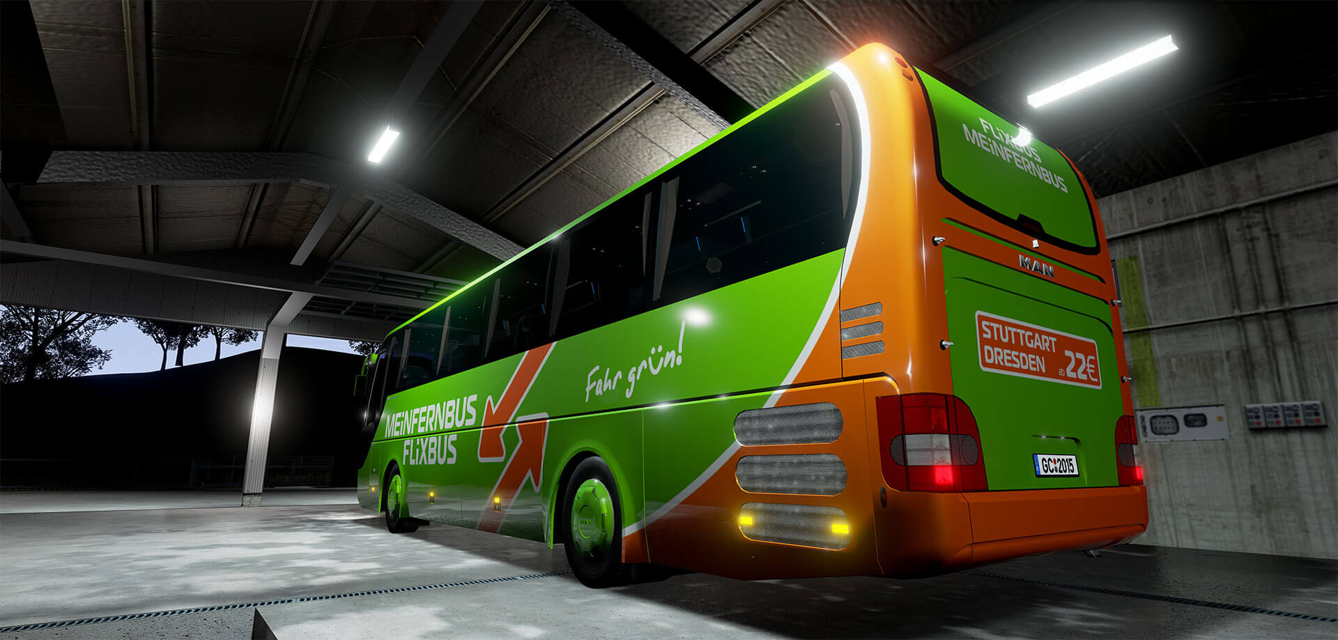Fernbus Night Weather